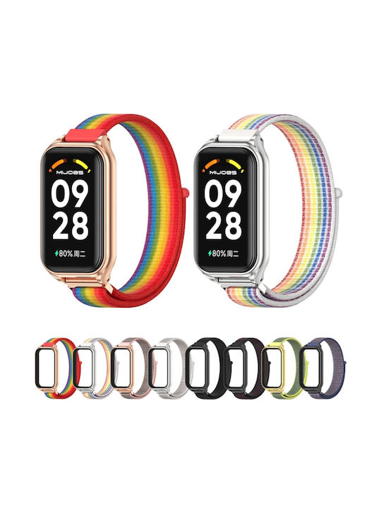 Mijobs Curea Tesatura Multicolor (Bratara Smart 8 Active)