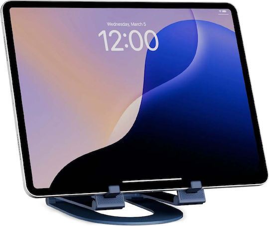 Twelve South Сгъваема Регулируема Настолна Стойка Curve Mini Coastal За Таблет Ipad Син