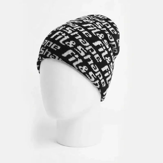 Beanie Unisex Beanie Knitted in Black color