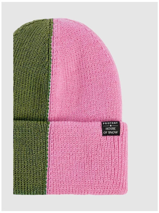 Beanie Beanie Knitted in Pink color