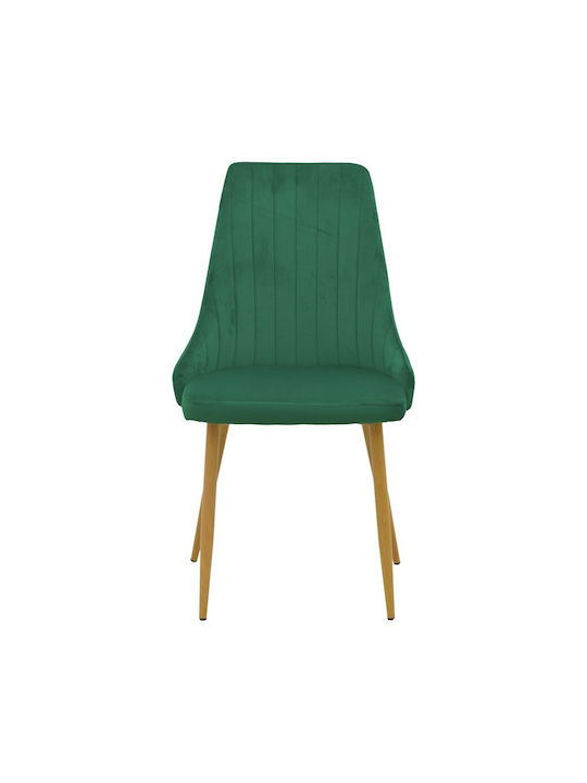 Azori Dining Room Velvet Chair Cypress 49x55x85cm 2pcs