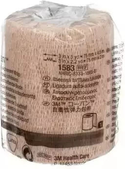3M Cohesive Bandage 450cm Beige