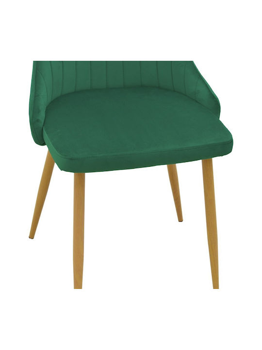Azori Dining Room Velvet Chair Cypress 49x55x85cm 2pcs