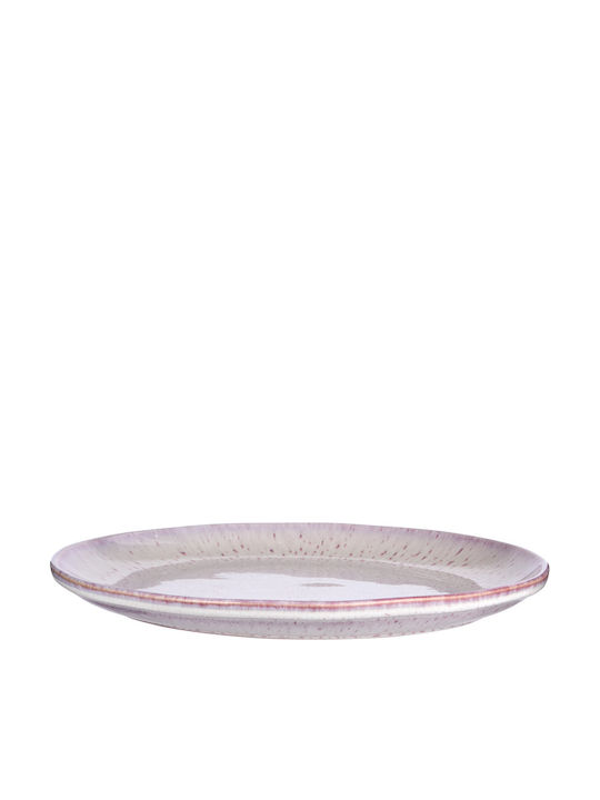Butlers Tavira Plate Shallow Ceramic Pink with Diameter 27cm