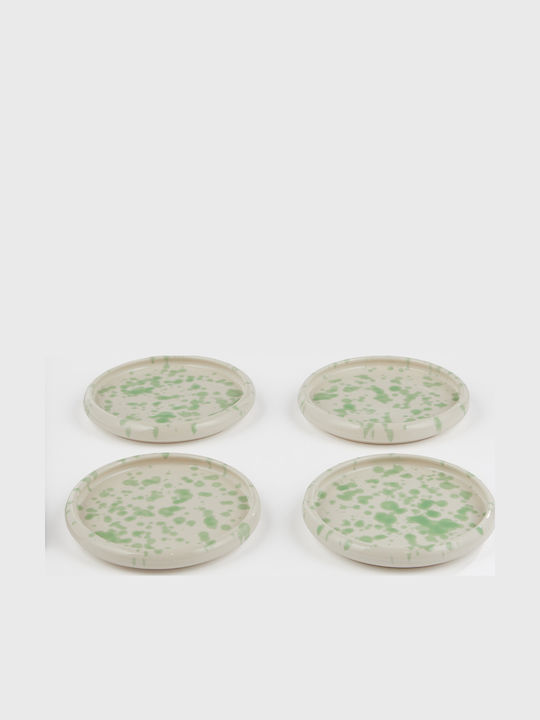 Butlers Boogy Splash Farfurie joasă Ceramică Verde cu Diametru 12cm