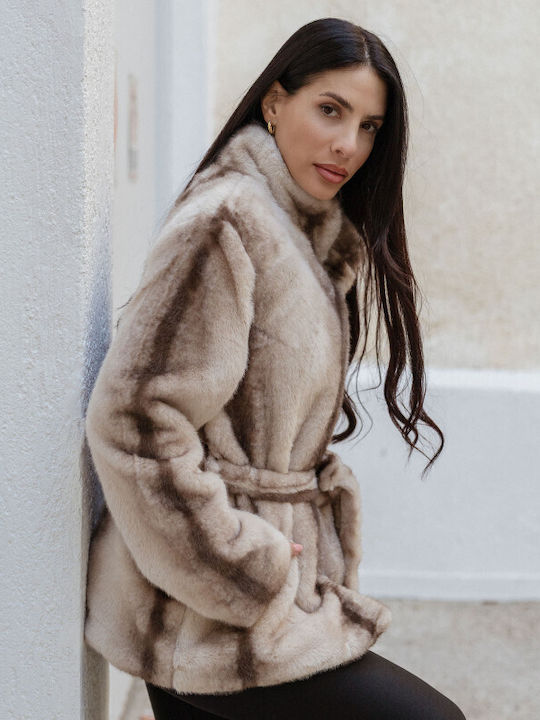Women's Short Fur Cigar