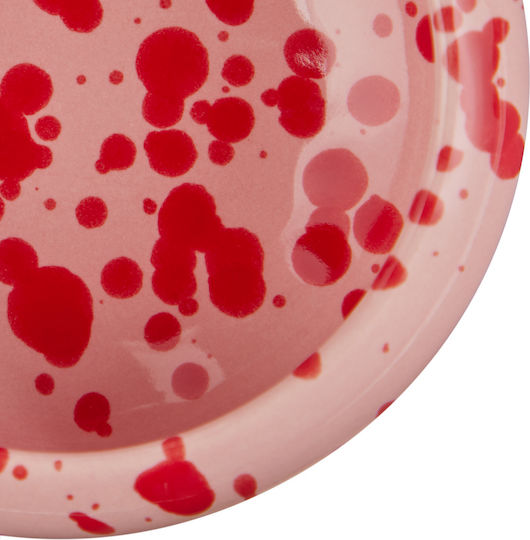 Butlers Boogy Splash Serving Bowl Round Ceramic Pink with Diameter 9cm