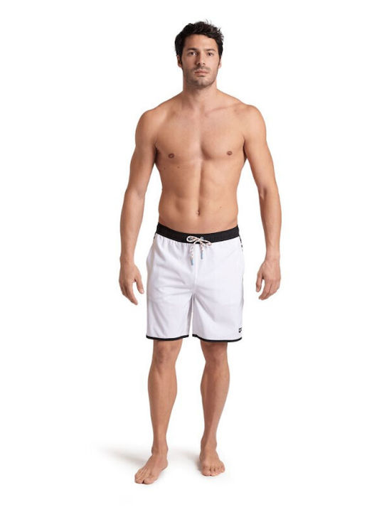Icons Men's Swimwear Bermuda White Striped