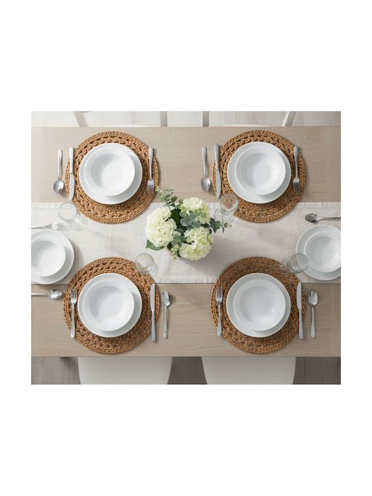 Polihome Tischsets Rund Rattan