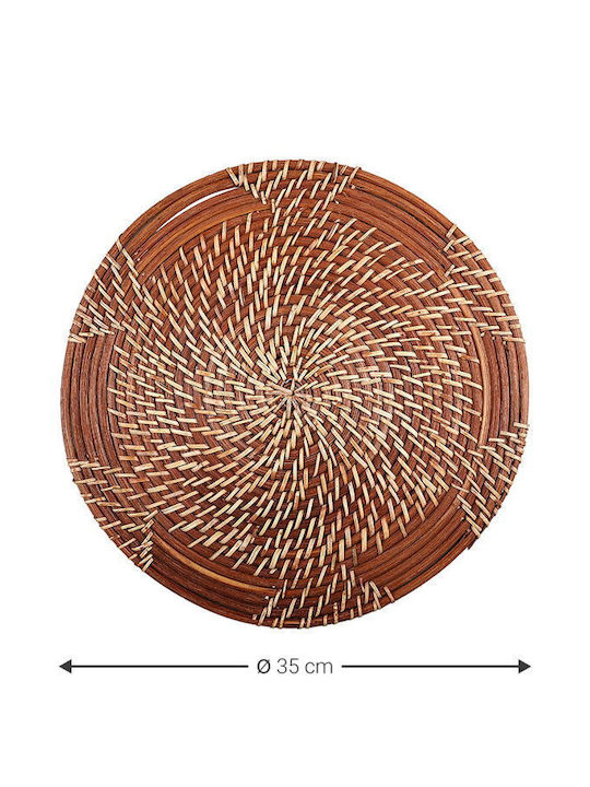 Polihome Σουπλά Στρογγυλό Rattan 35cm Polihome Σουπλά Στρογγυλό Rattan 35cm