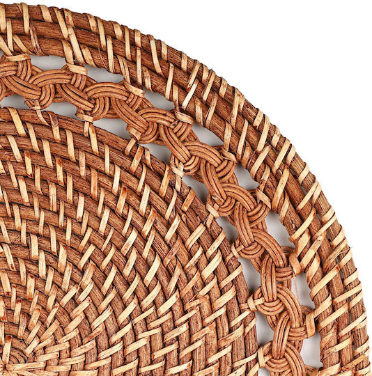 Polihome Σουπλά Στρογγυλό Rattan