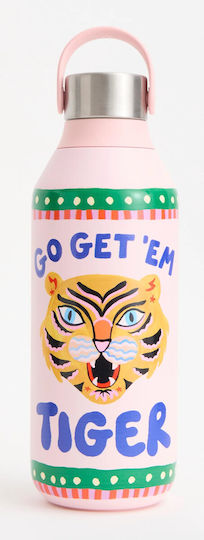Chilly's Серия 2 Eleanor Bowmer Бутилка Термос Неръждаема Стомана Без BPA 500мл Go Get Em Tiger