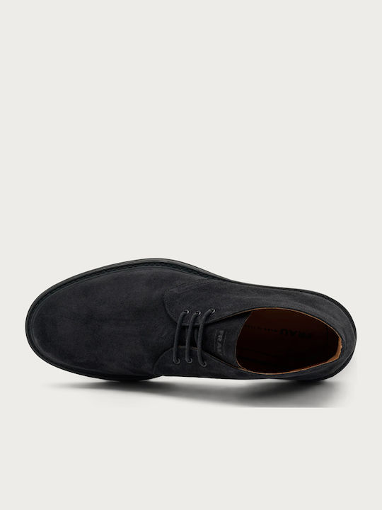 Suede Μαύρα Ανδρικά Μποτάκια