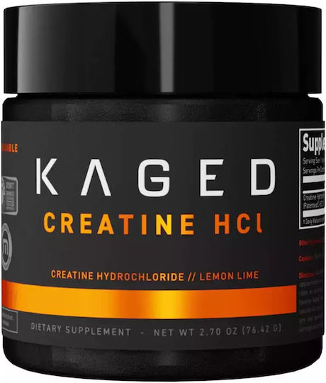Kaged Muscle Creatine Hcl Υδροχλωρική Κρεατίνη με Γεύση Lemon Lime 76.42gr