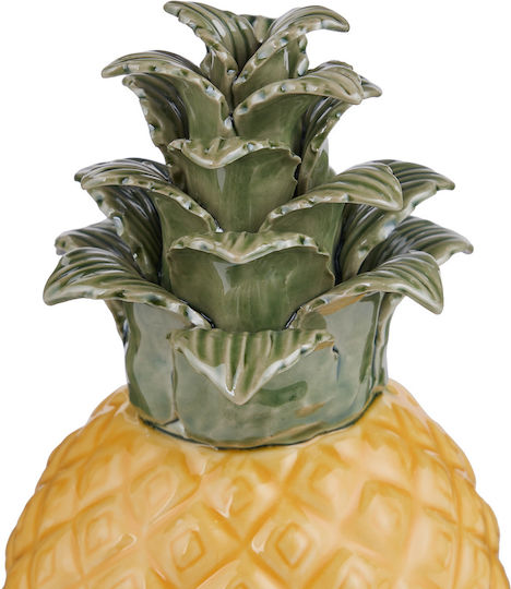 Pina Colada Διακοσμητικό Κεραμικό Ανανάς Κίτρινο Κίτρινο Διάμετρος 12cm X Ύψος 23cm Pina Colada Διακοσμητικό Κεραμικό Ανανάς Κίτρινο Κίτρινο Διάμετρος 12cm X Ύψος 23cm
