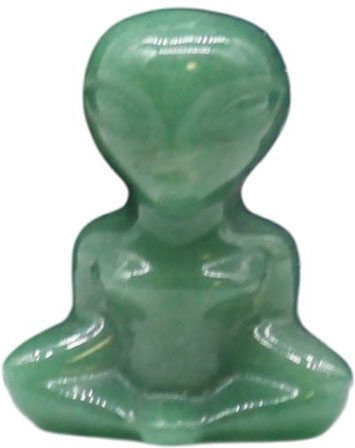 Gemstone Alien Φιγούρα Εξωγήινος Αβεντουρίνη Green Aventurine 4cm