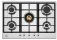 Bertazzoni P75 5c Pro X Natural Gas Cooktop Autonomous 75.2x52.2εκ.