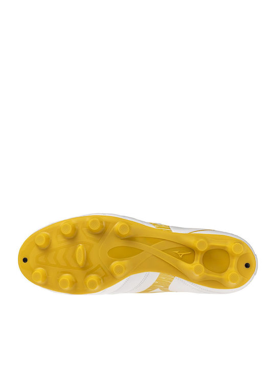 Mizuno Monarcida Neo Iii Select Ποδοσφαιρικά Παπούτσια με Τάπες FG Λευκά