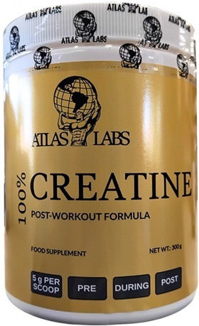 Atlas Labs 100% Creatine Μικρονισμένη Μονοϋδρική Κρεατίνη 300gr