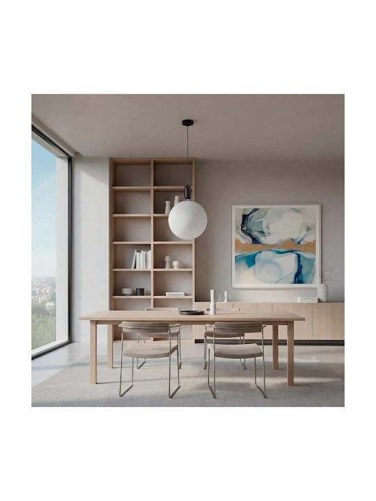 kelvo Estetico Pendant Light Black with Socket E27 40x40x58cm