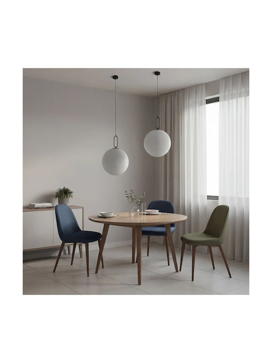 kelvo Bellissimo Pendant Light Black with Socket E27 40x40x62cm
