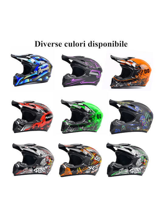 FIXATO Cască Moto Motocross ECE 22.06