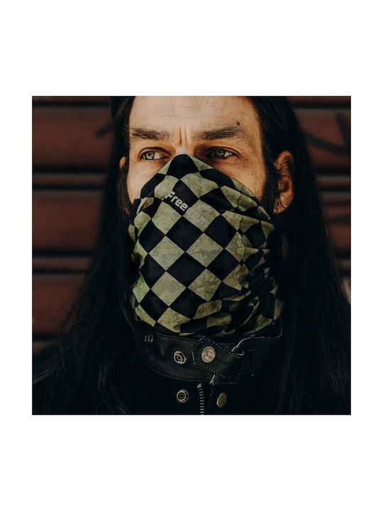 Holy Freedom Drykeeper Bullit Περιλαίμιο Αναβάτη Μοτοσυκλέτας από Πολυεστέρα Πράσινο Χρώμα