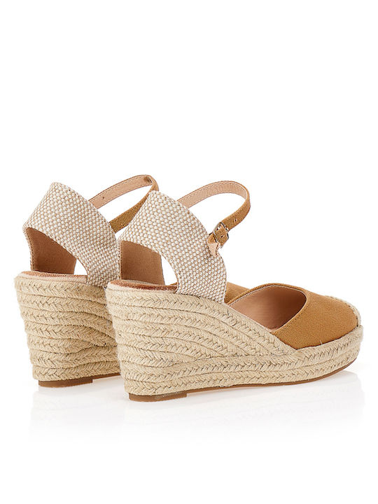 Platforme Dama Tip Espadrile Maro