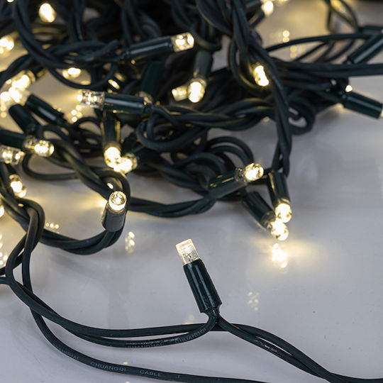 100 Λαμπάκια LED Πράσινα σε Σειρά 3τμχ