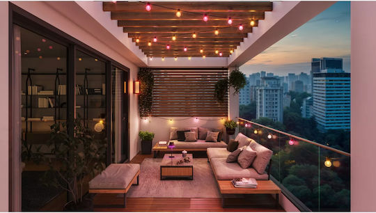 10 Smart Λαμπάκια LED 7μ. σε Σειρά