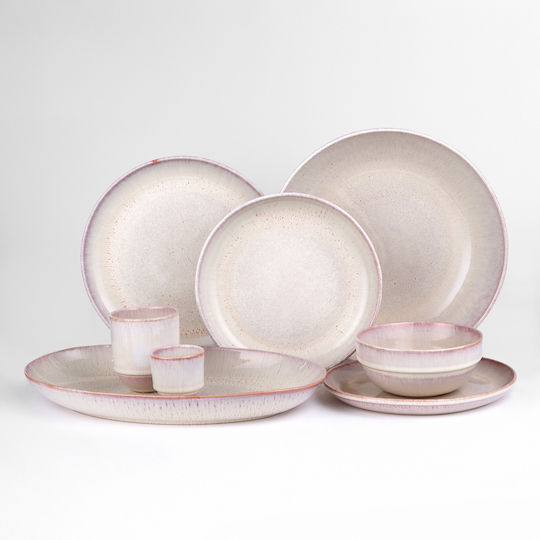 Butlers Салатна купа Керамично Розов 30x30см 1бр