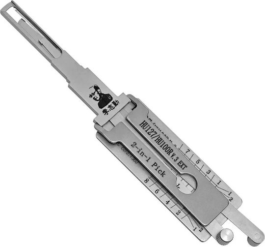 Lishi Auto Decoder Hu100r Hu127 2 În 1 Pick Bmw F Series Chei Hu100r 8 Tăieturi Lamă Portbagaj Ușă Contact Ridicător Dublu