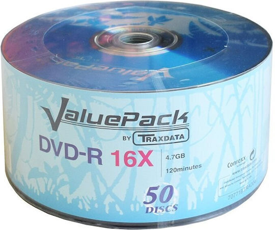 Dvd-r 4.7gb 16x Set 25 Pcs Traxdata