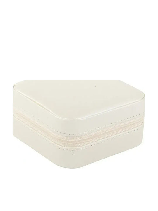 Verk Group Κουτί Κοσμημάτων Ταξιδιού Μπεζ 10x10cm Verk Group Κουτί Κοσμημάτων Ταξιδιού Μπεζ 10x10cm