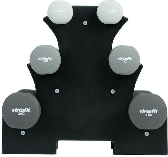 Virtufit Комплект От Барбели От Неопрен С Общо Тегло 0.5kg