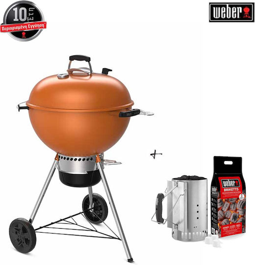Weber Master-touch Gbs Ψησταριά Κάρβουνου με Καπάκι και Θερμόμετρο 57x57εκ.