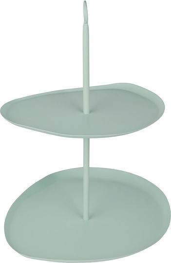 Butlers Metallic Dessert Tower Stand Green