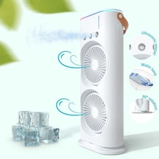 Double Fan Rgb Lighting Cooling 16 Degrees Celsius