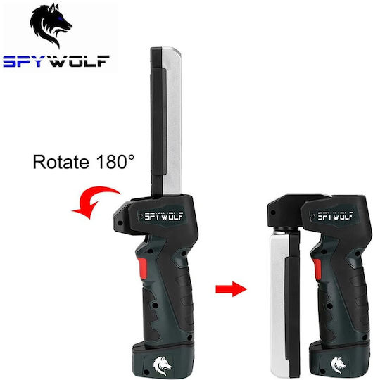 Spywolf Μπαλαντέζα Φωτισμού Συνεργείου Επαναφορτιζόμενος LED με Φωτεινότητα έως 6000lm 2τμχ