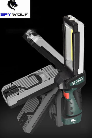 Spywolf Rechargeable Work Light with Extension Cord LED with Brightness up to 6000lm