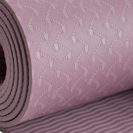 4F Trainingsmatte Yoga Lila (183x61x0,4cm)