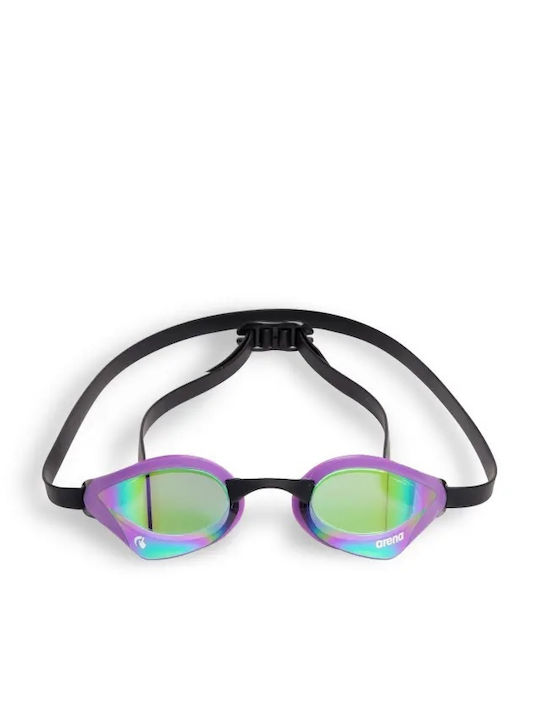 Arena Swimming Goggles Adults with Anti-fog Lenses Purple