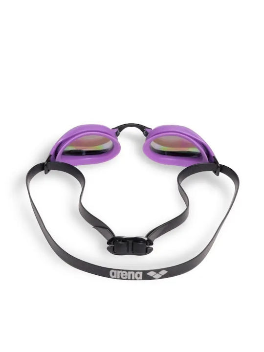Arena Swimming Goggles Adults with Anti-fog Lenses Purple