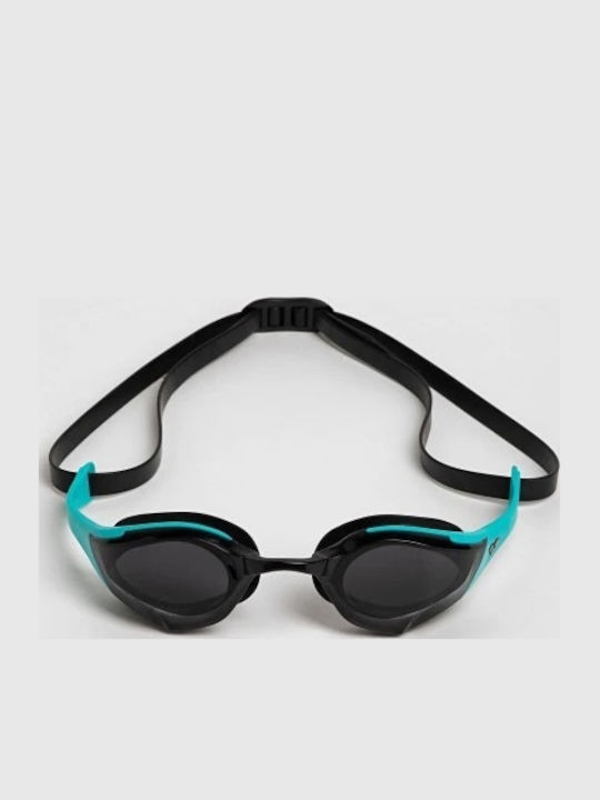 Arena Cobra Swimming Goggles Adults with Anti-fog Lenses Green
