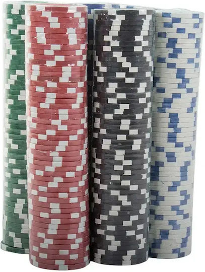 Verk Group Set 300 Poker Chips in Suitcase with 3 Decks