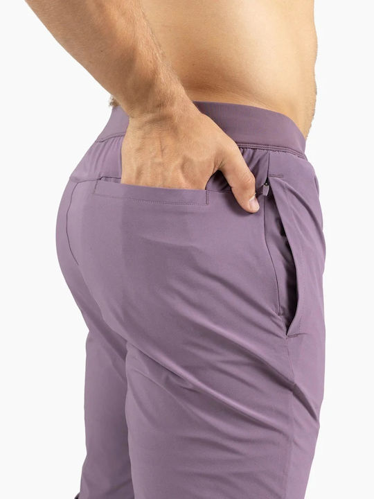 Pantaloni de trening cu Elastic Violet