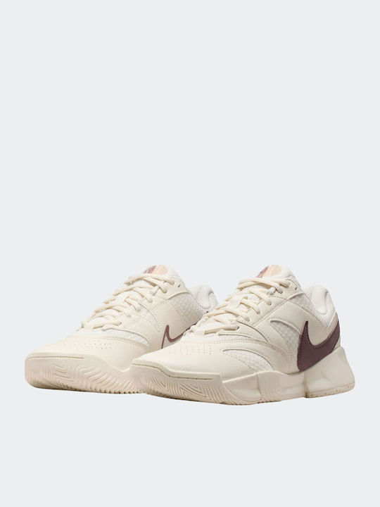 Nike Nikecourt Lite 4 Γυναικεία Παπούτσια Τένις Μπεζ