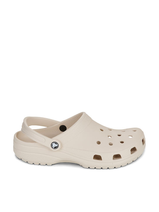Crocs Classic Γυναικεία Σαμπό Μπεζ