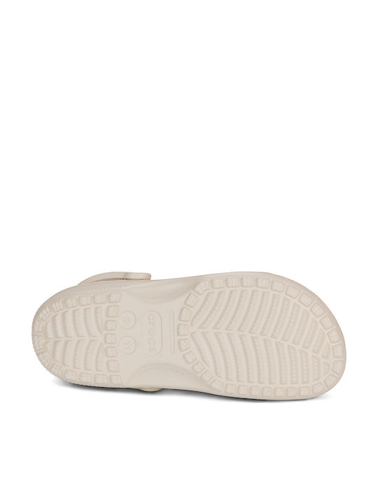 Crocs Classic Γυναικεία Σαμπό Μπεζ