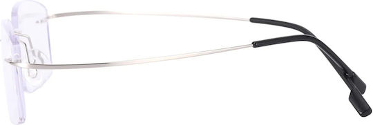 KRZ Lesebrille +2.00 Herrenuhren in Silber Farbe KRZRIM200